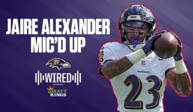 Jaire Alexander Mic'd Up For Stadium Practice | Ravens Wired