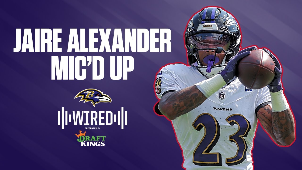 Jaire Alexander Mic'd Up For Stadium Practice | Ravens Wired