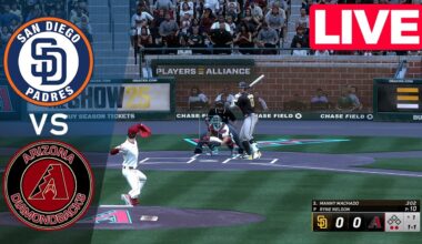 MLB LIVE🔴 San Diego Padres vs Arizona Diamondbacks - Aug 4, 2025 | Full Game MLB 2025 EN VIVO