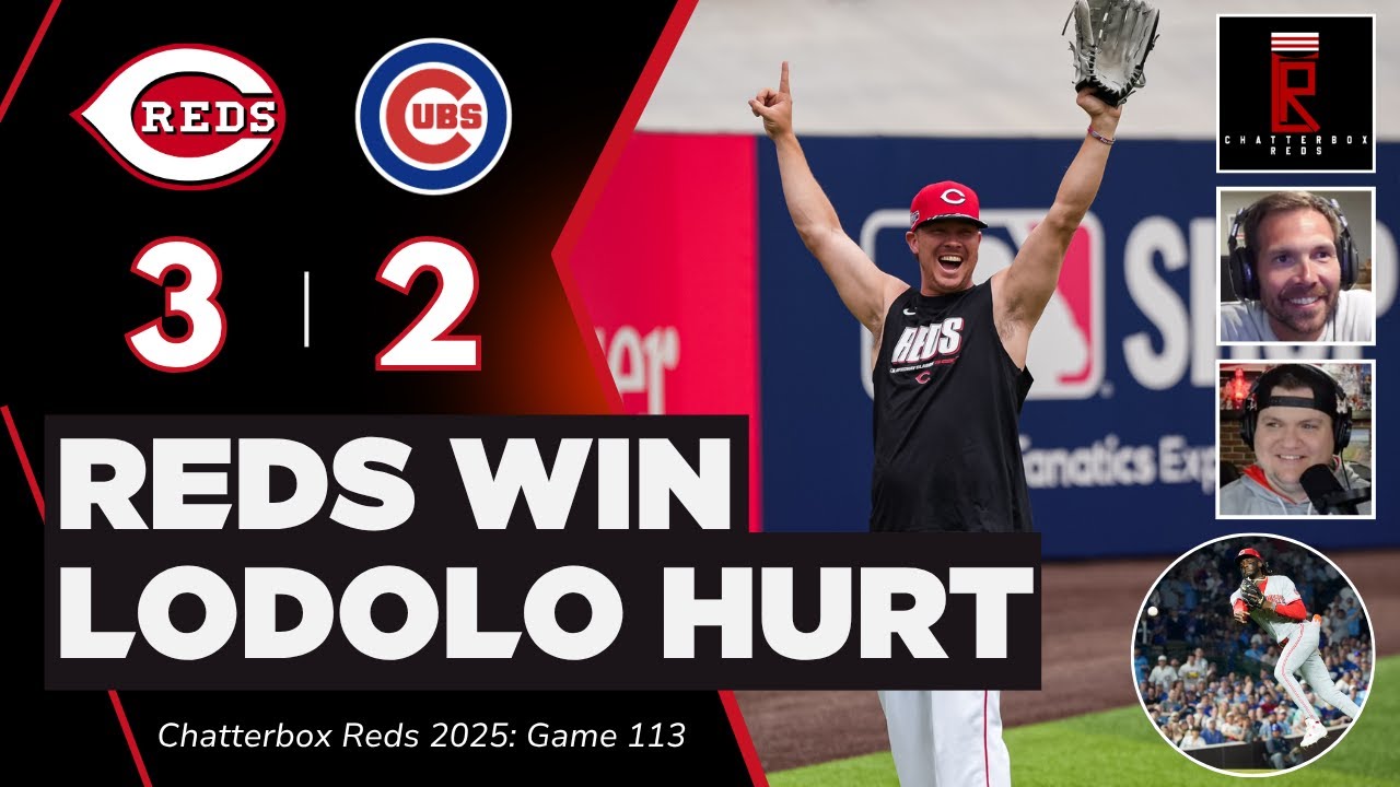 Nick Lodolo left injured, Cincinnati Reds RALLY past Chicago Cubs LIVE MLB Postgame Show Chatterbox