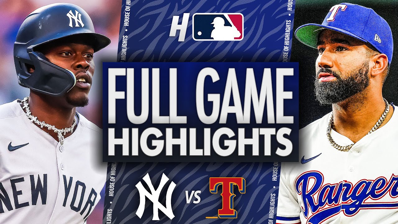 New York Yankees vs Texas Rangers - FULL GAME HIGHLIGHTS | August 4, 2025 MLB Season