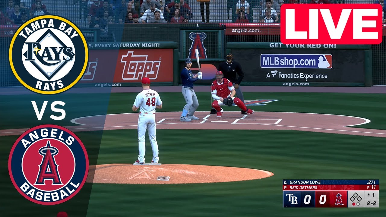 MLB LIVE🔴 Tampa Bay Rays vs Los Angeles Angels - Aug 4, 2025 | Full Game MLB 2025 EN VIVO