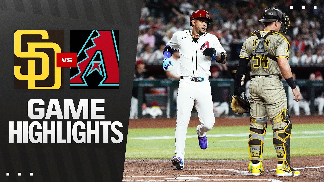 Padres vs. D-backs Game Highlights (8/4/25) | MLB Highlights