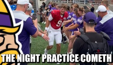Minnesota Vikings Training Camp Notes: Practice #10 - Fighter of The Night Practice
