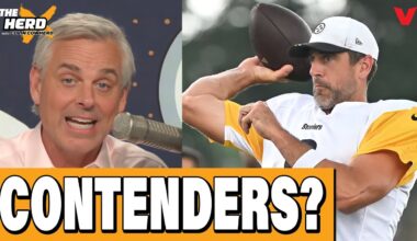 Will Steelers & Aaron Rodgers contend? + Colin Cowherd's backwards hat RANT | THE HERD NFL
