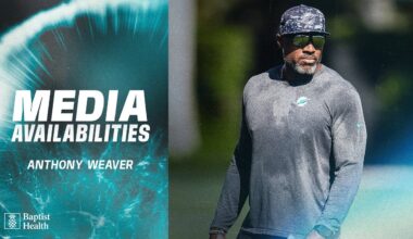 Anthony Weaver meets with the media | Miami Dolphins