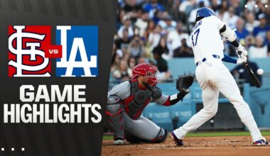 Cardinals vs. Dodgers Game Highlights (8/4/25) | MLB Highlights