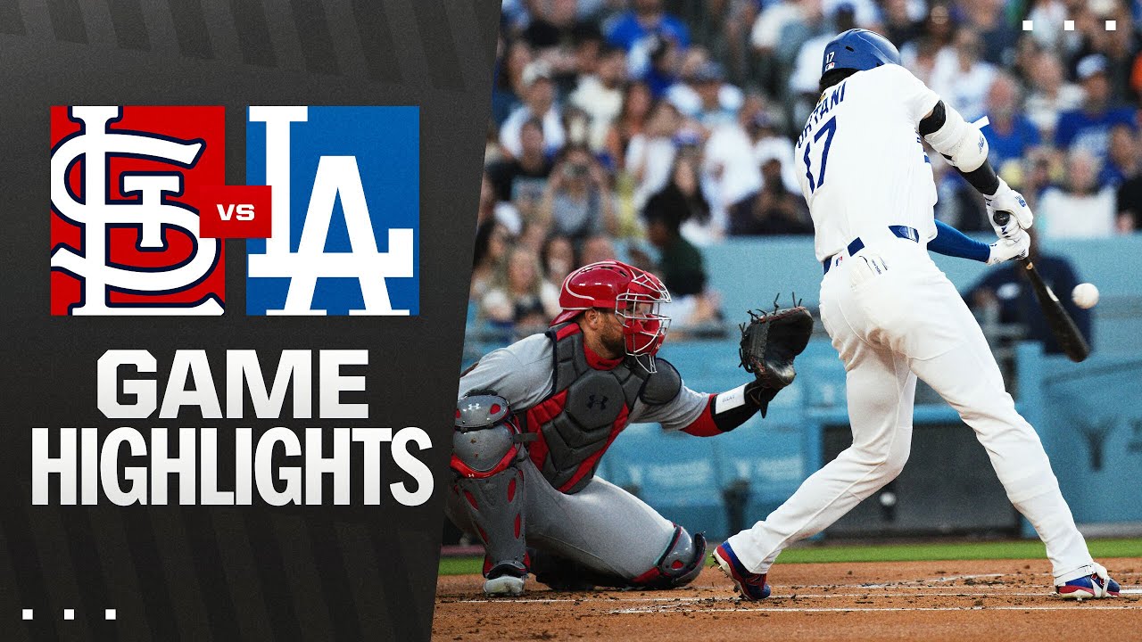 Cardinals vs. Dodgers Game Highlights (8/4/25) | MLB Highlights