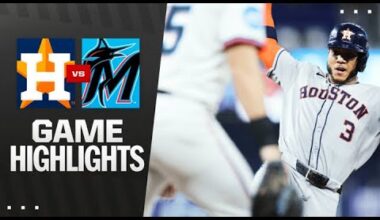 Astros vs. Marlins Game Highlights (8/4/25)  | MLB Highlights