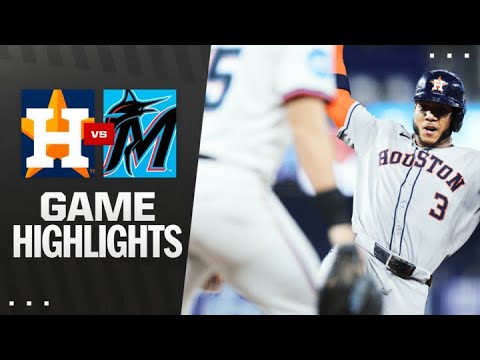 Astros vs. Marlins Game Highlights (8/4/25)  | MLB Highlights