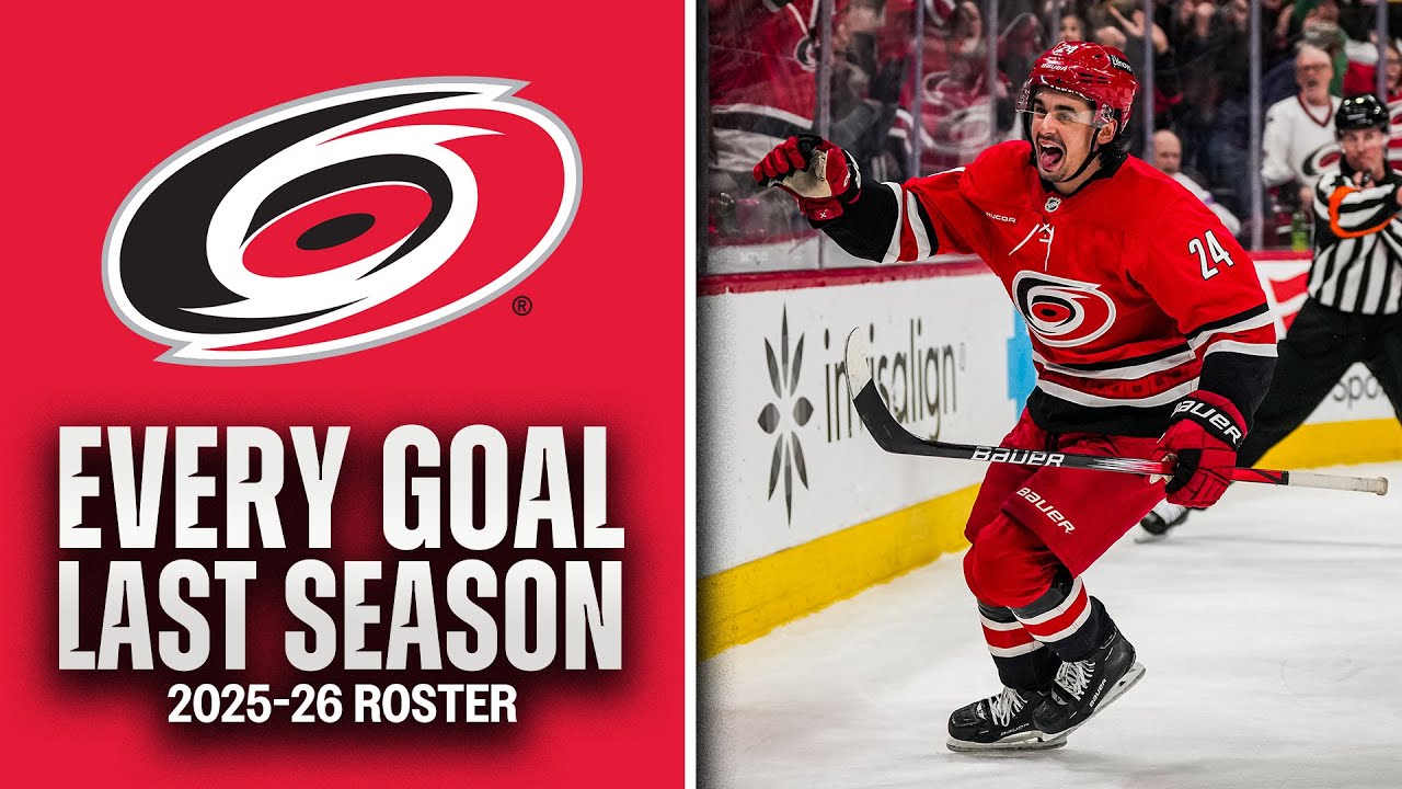 EVERY GOAL last season from the 2025-26 CAROLINA HURRICANES 🌀#32in32