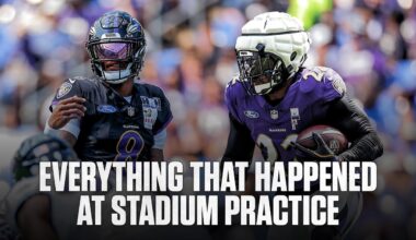 Everything That Happened at Ravens Stadium Practice | Baltimore Ravens