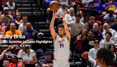 Koby Brea 2025 Summer League Highlights | Phoenix Suns