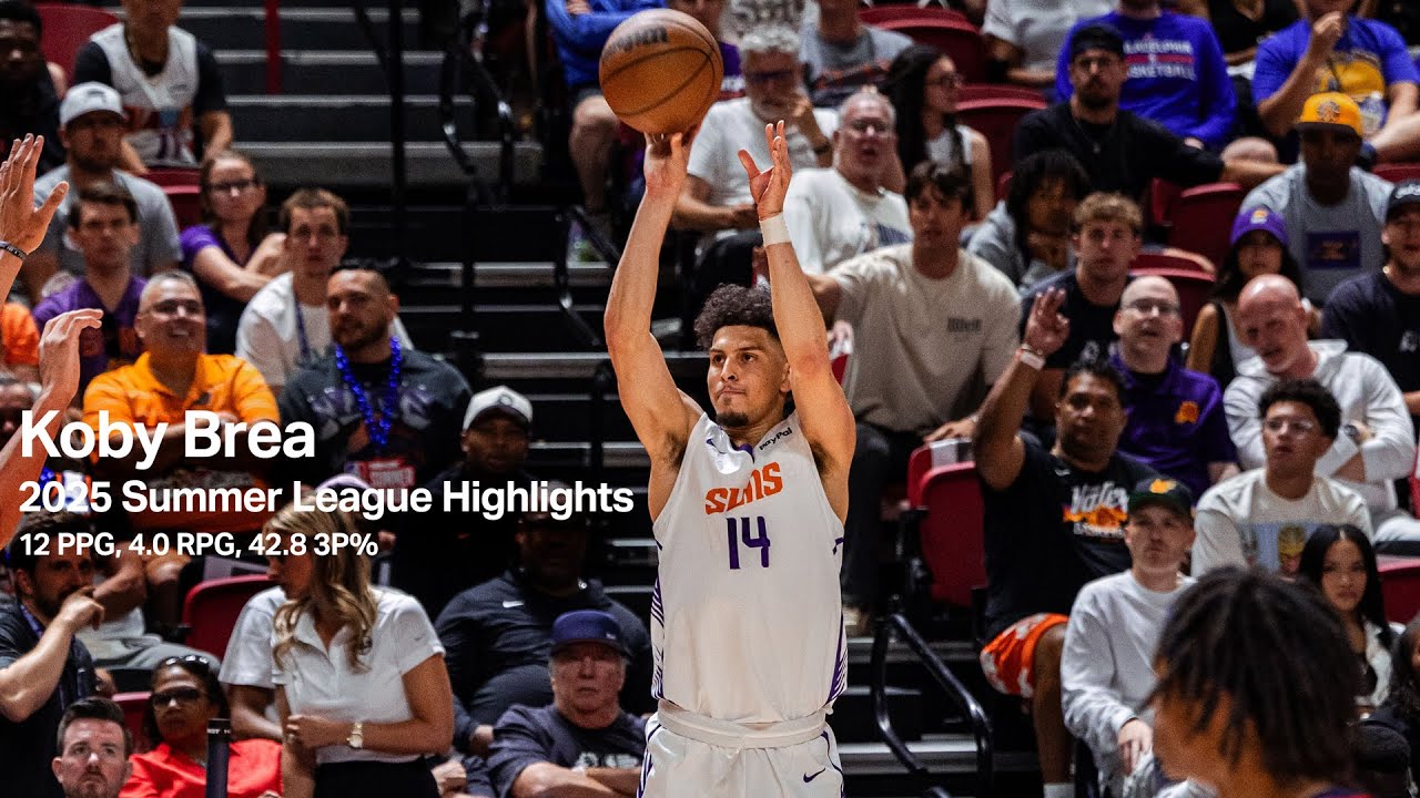 Koby Brea 2025 Summer League Highlights | Phoenix Suns