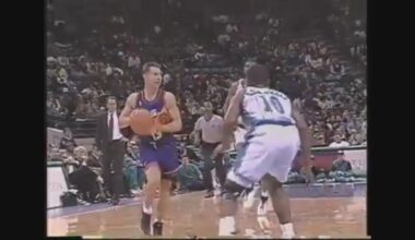 Steve Nash 18 Points 4 Ast @ Hornets, 1997-98.