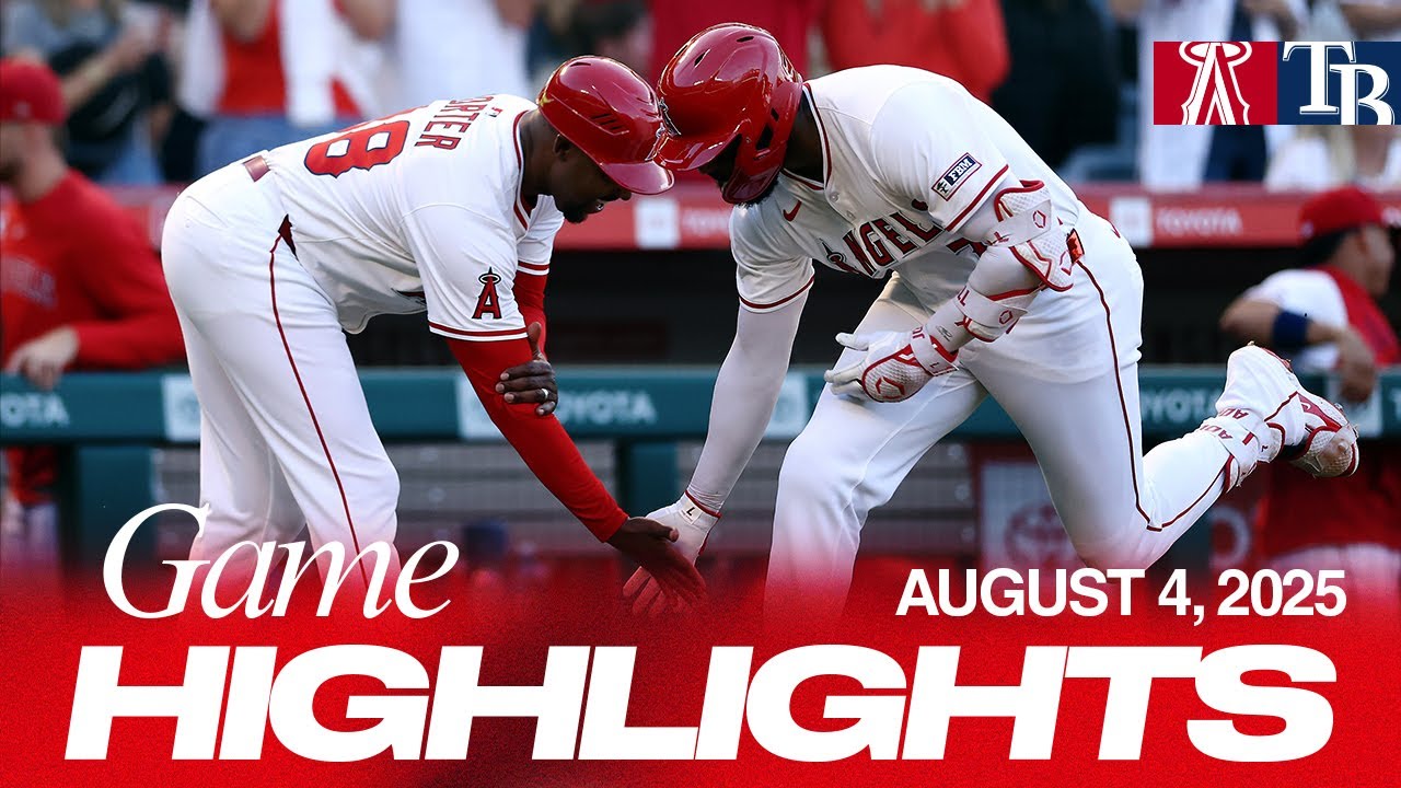 Rays vs. Angels Game Highlights (8/4/25) | MLB Highlights