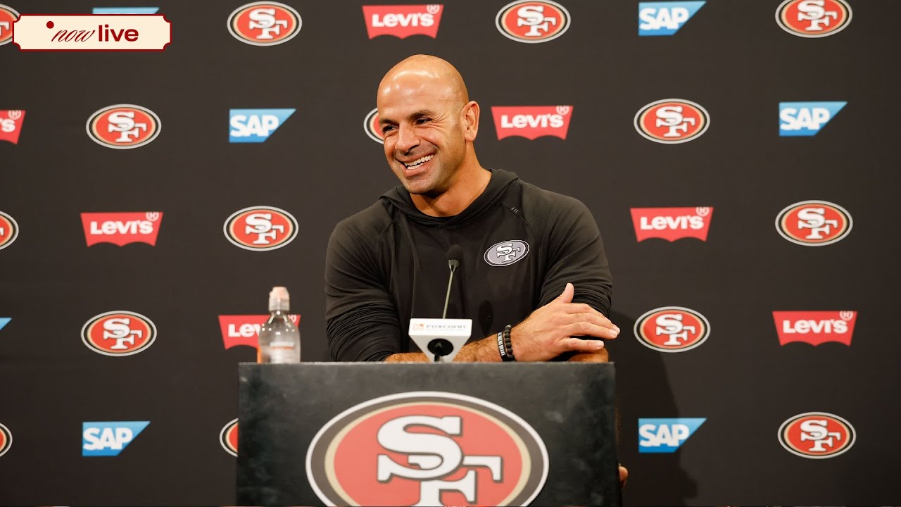 Robert Saleh and 49ers Players Address the Media at Training Camp
