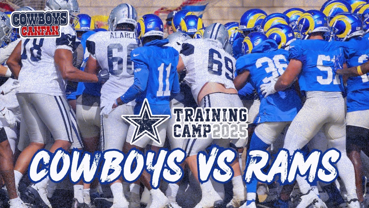 Dallas Cowboys vs Los Angeles Rams Joint Practice LIVE From Oxnard | Cowboys CanFan