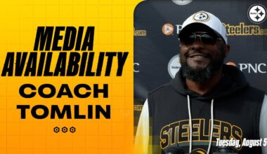 Coach Mike Tomlin on liking the urgency of the group (Aug. 5) | Pittsburgh Steelers