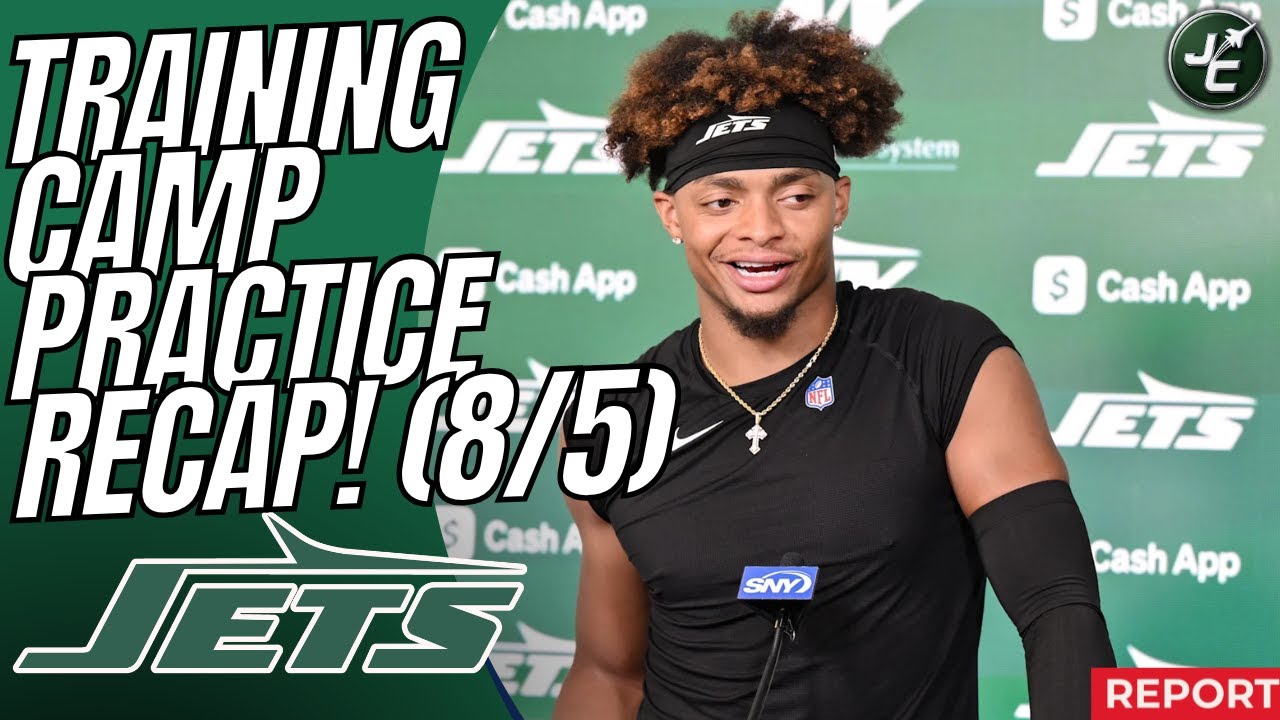 "Rough Day" For Justin Fields | New York Jets Training Camp Practice RECAP! (8/5)