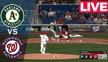 MLB LIVE🔴 Washington Nationals vs Oakland Athletics - Aug 5, 2025 | Full Game MLB 2025 EN VIVO