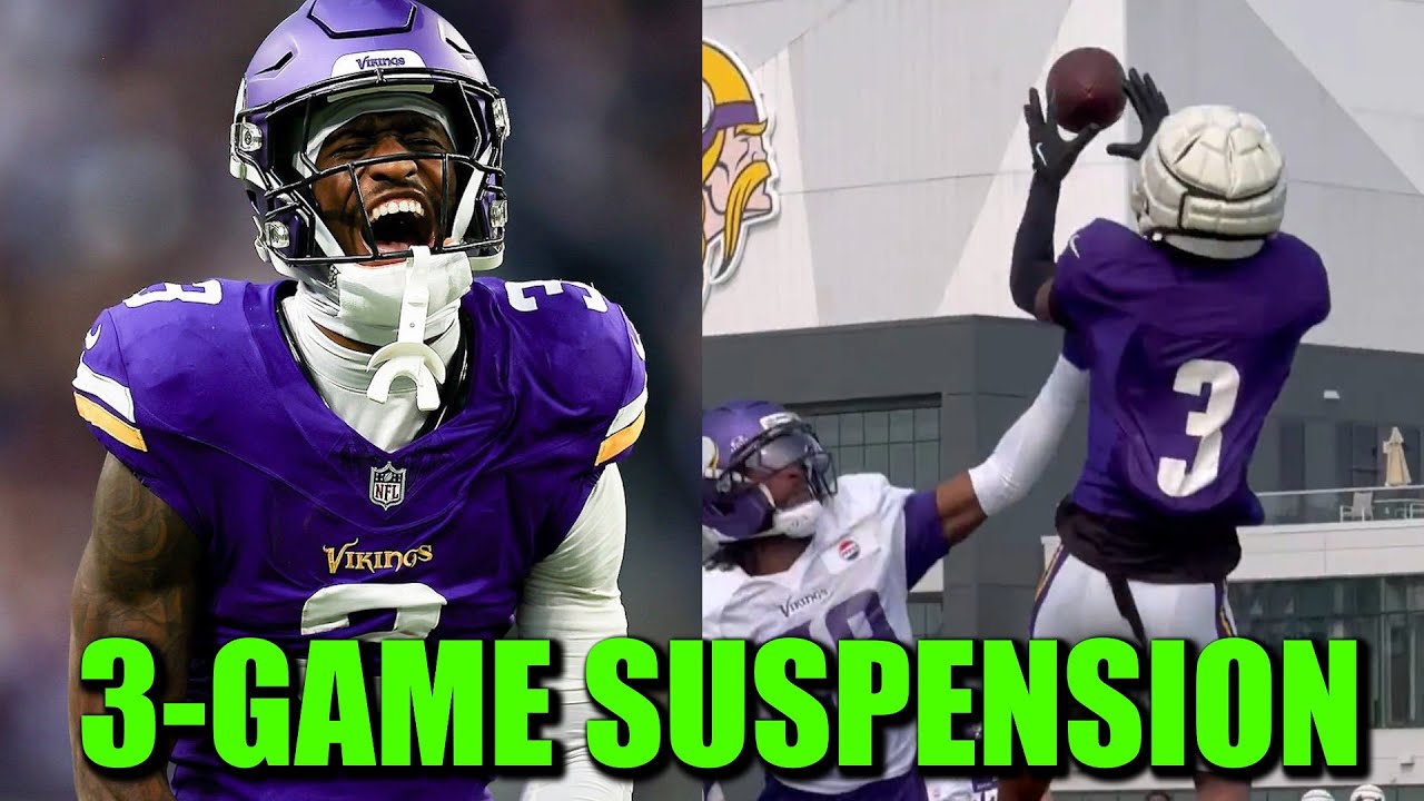 BREAKING: Minnesota Vikings WR Jordan Addison Officially Suspended the First Three Games of 2025 SZN