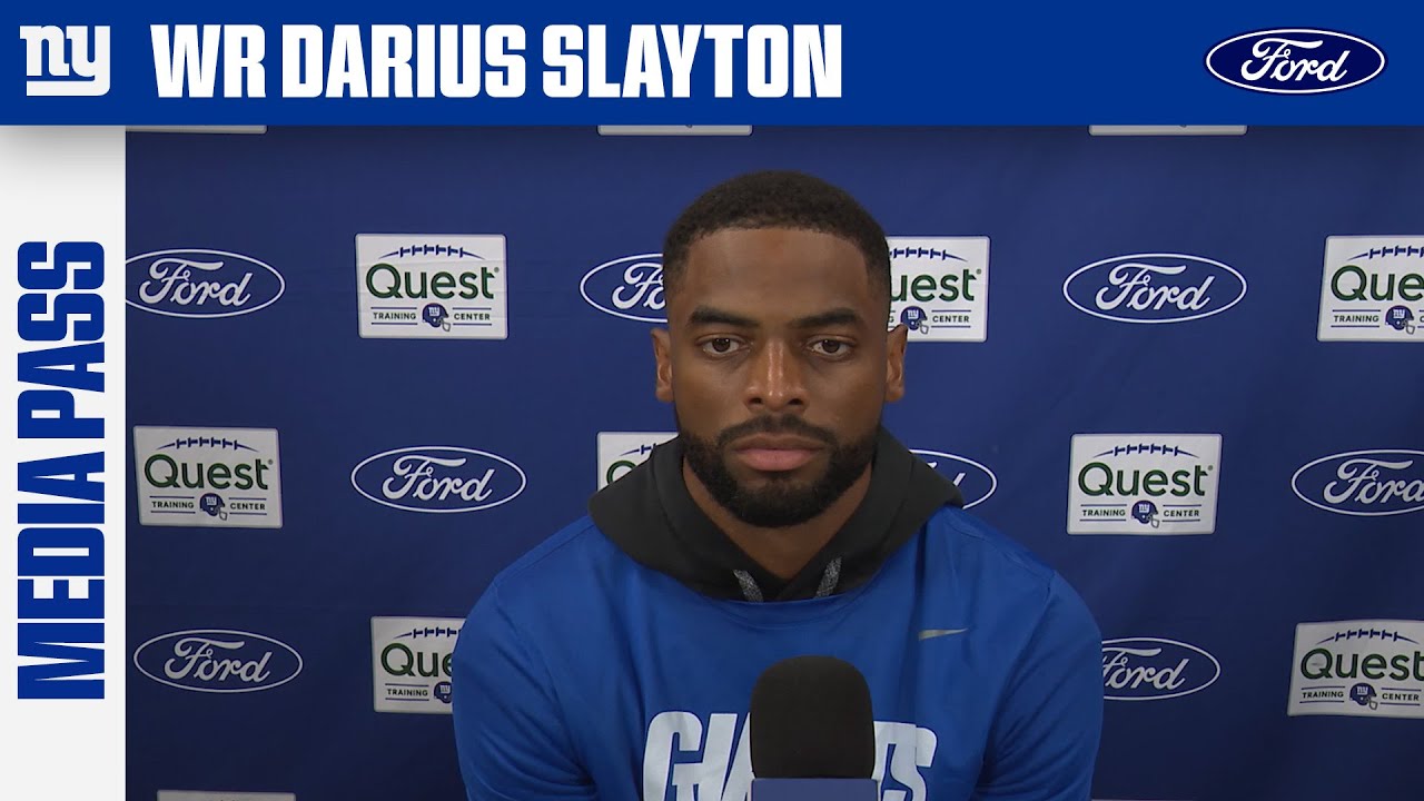 Darius Slayton on the Depth of Playmakers | New York Giants