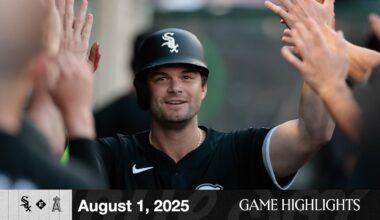 HIGHLIGHTS: Sox Launch 4 Homers in Win Over Angels (8.1.25)