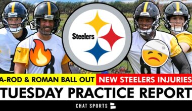 Steelers Camp News: Aaron Rodgers & Roman Wilson DOMINATE + Jonnu Smith & Will Howard Get INJURED