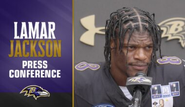 Lamar Jackson Talks Joint Practices With Colts | Baltimore Ravens
