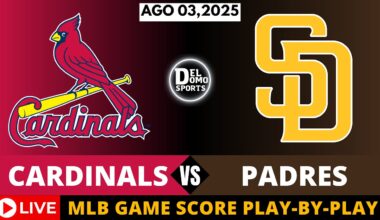 ST LOUIS CARDINALS VS SAN DIEGO PADRES ⚾ MLB REGULAR SEASON | AGO 03, 2025