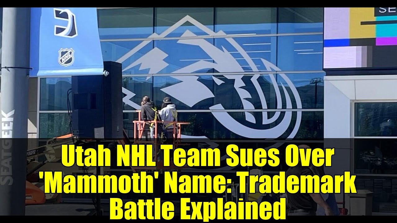 Utah NHL Team Sues Over 'Mammoth' Name: Trademark Battle Explained