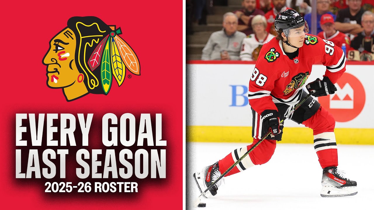 EVERY GOAL last season from the 2025-26 CHICAGO BLACKHAWKS #32in32