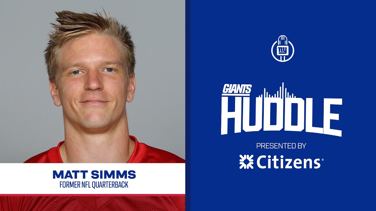 Former NFL QB Matt Simms | Giants Huddle | New York Giants