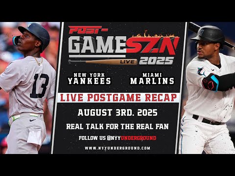 🎥 Yankees vs. Marlins - SWEPT IN MIAMI! Recap and Highlights (8/03/25)