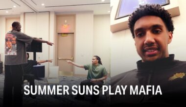 Summer League Team Plays Mafia 🫵😂 | Phoenix Suns Summer League Vlog Part 2