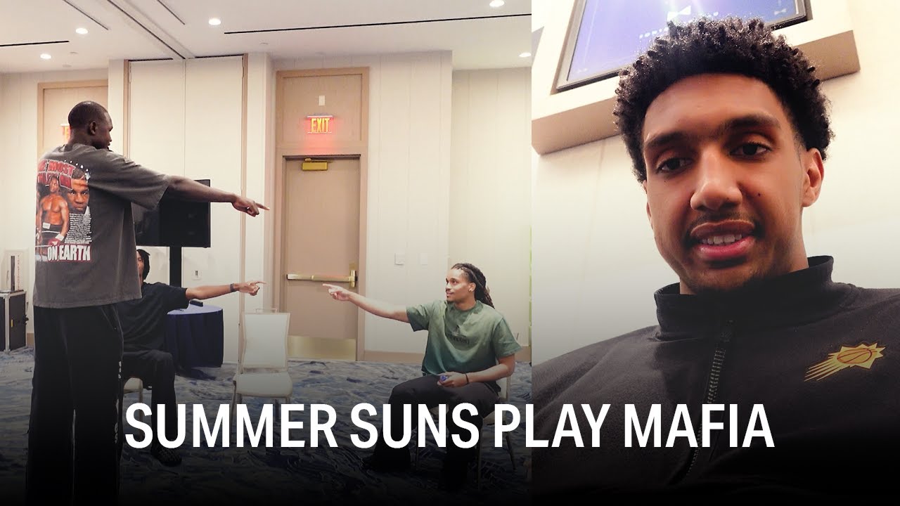 Summer League Team Plays Mafia 🫵😂 | Phoenix Suns Summer League Vlog Part 2
