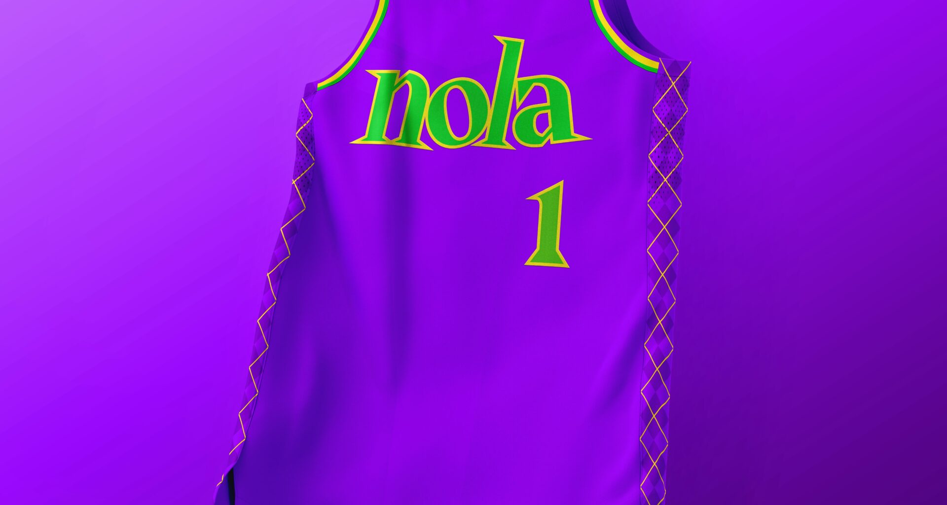 Mardi Gras inspired Pels jersey 🎺 Pt 2/2