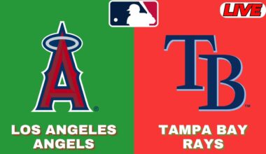 Tampa Bay Rays Vs Los Angeles Angels | MLB 2025 | MLB Live Baseball Score | 06/08/2025