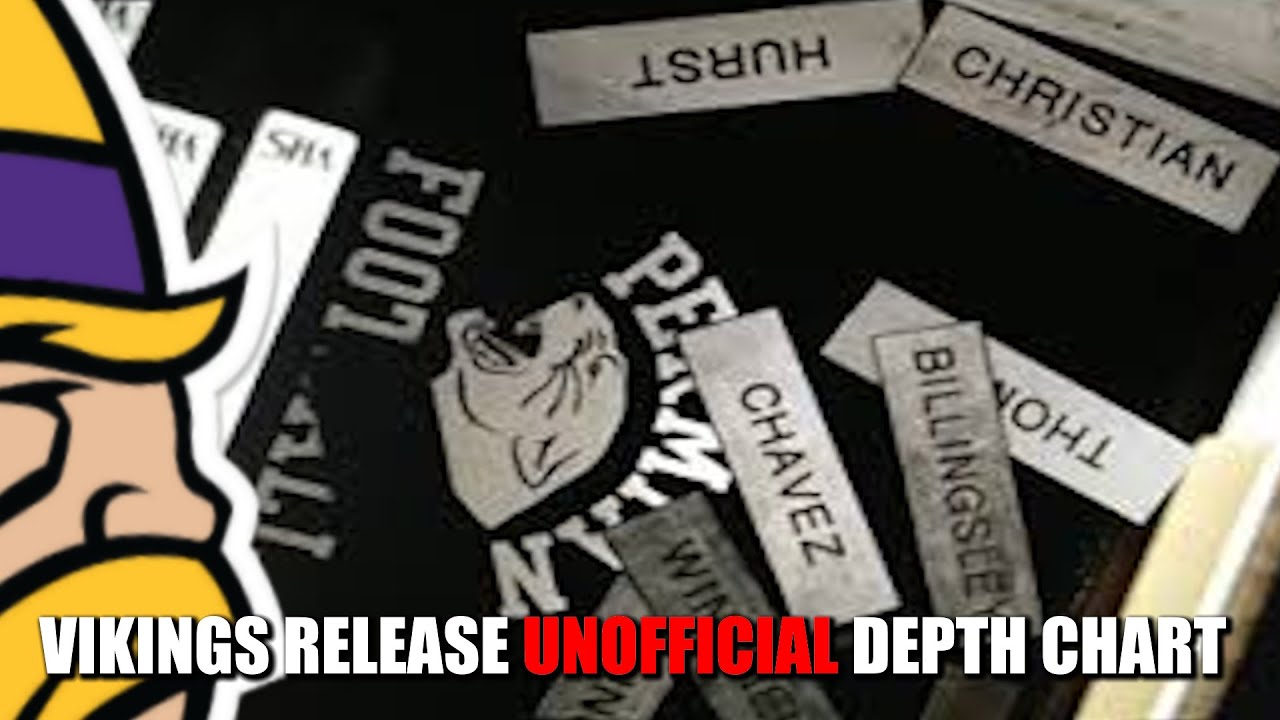 Minnesota Vikings Release First Unofficial Depth Chart. Any Surprises?