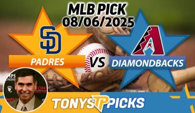 San Diego Padres vs Arizona Diamondbacks Pick 8/6/25 MLB Pick Prediction