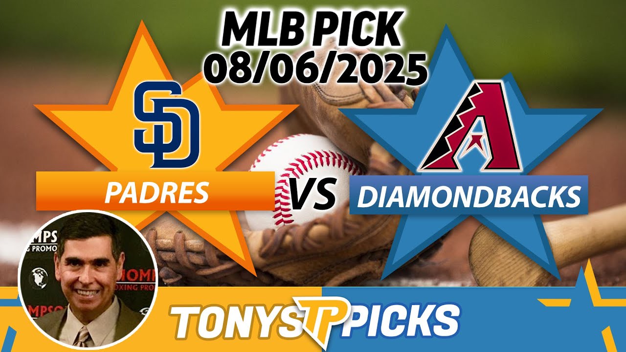 San Diego Padres vs Arizona Diamondbacks Pick 8/6/25 MLB Pick Prediction