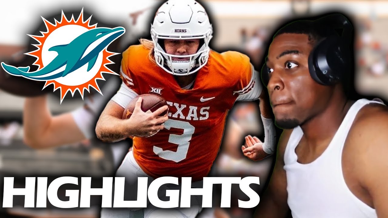 (QB) Quinn Ewers Highlights | 2025 NFL Draft - Miami Dolphins