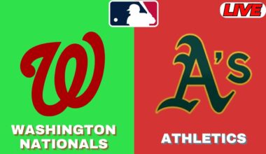 🔴LIVE : Athletics Vs Washington Nationals | MLB 2025 | MLB Live Baseball Score