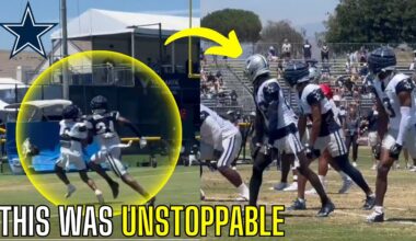 The Dallas Cowboys Day 12 Training Camp Highlights Were COMPLETELY MESSY... | Cowboys News |