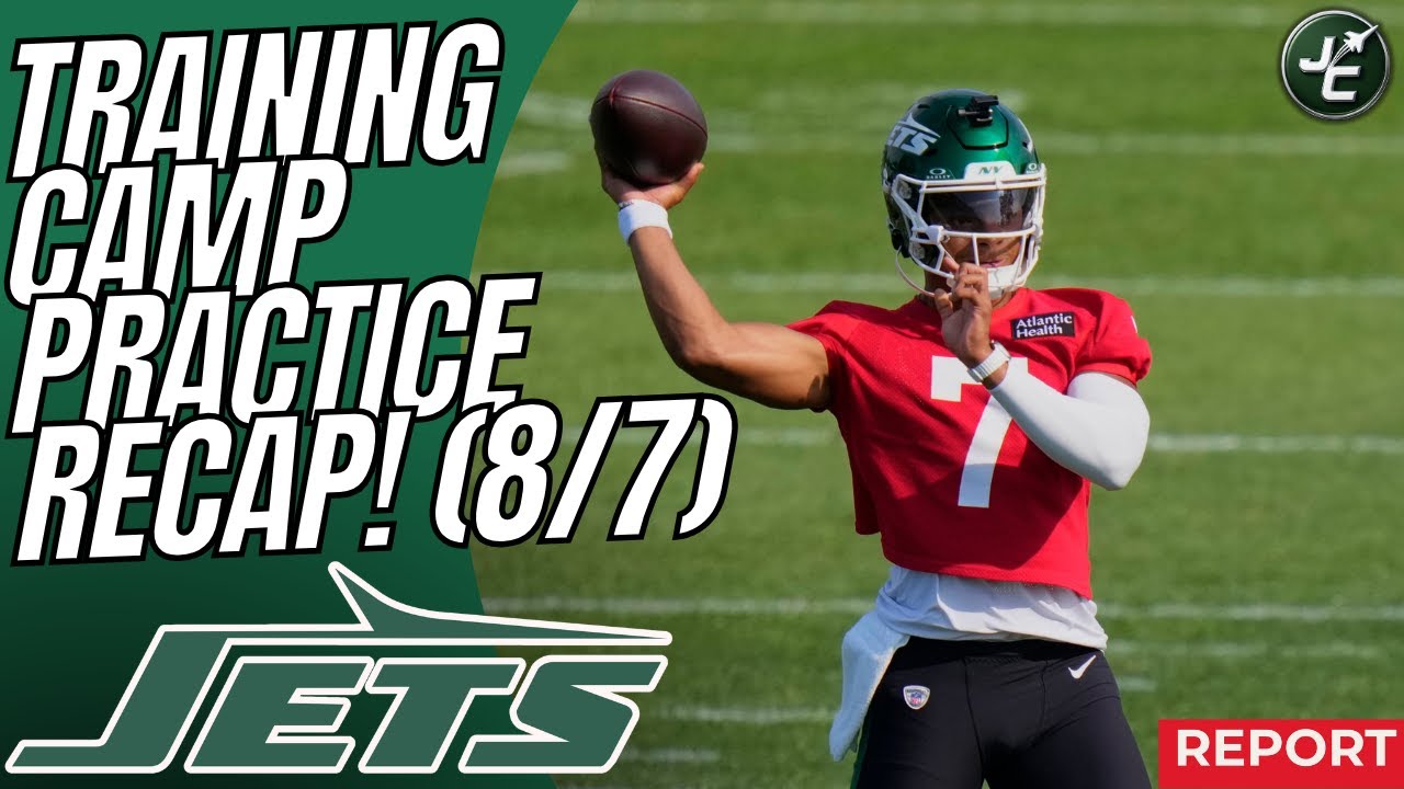 Justin Fields & The Offense SHINES! New York Jets Training Camp Practice RECAP! (8/7)