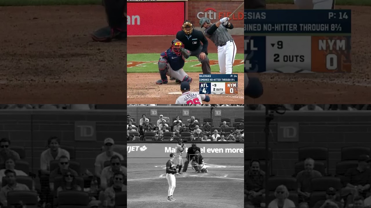 Breaking up no-hitters in the 9th inning are becoming a Mets tradition #shorts