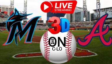 🔴Atlanta Braves vs Miami Marlins. Live MLB Baseball. Live play by play, 3D presentatiom & More!