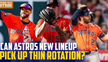 How Astros SWITCH-UP now NECESSARY to hold what’s left of Houston’s lead!