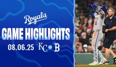 India Conquers the Monster | Royals Win Series Finale in Boston